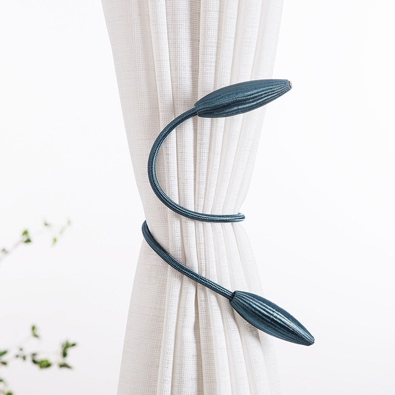 1 stk gardinfeste enkle moderne gardiner tau stropp fri stil gardinklemme soverom stue gardin spenne holder 35