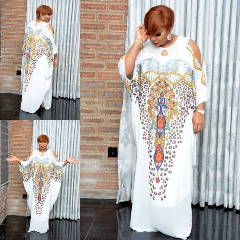 Imprimer traditionnel Dashiki robes africaines pour les femmes grande taille Boubou Robe Africaine Femme longue afrique Maxi Robe vêtements africains