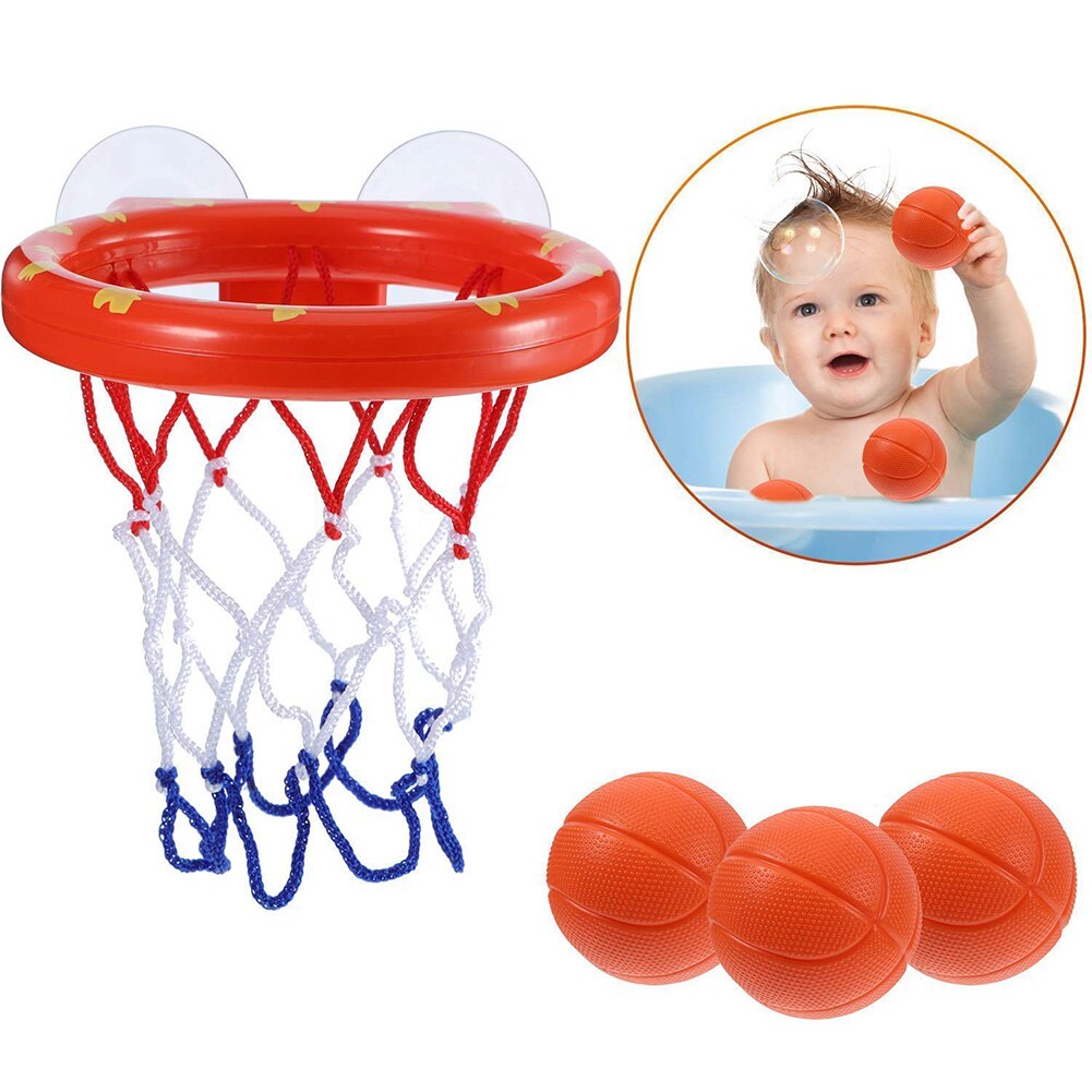 Kids Kinderen Bad Suctionskoppen Plastic Met Hoepel Ballen Grappige Basketbal Shooting Game Toy Set Bad Speelgoed Mini