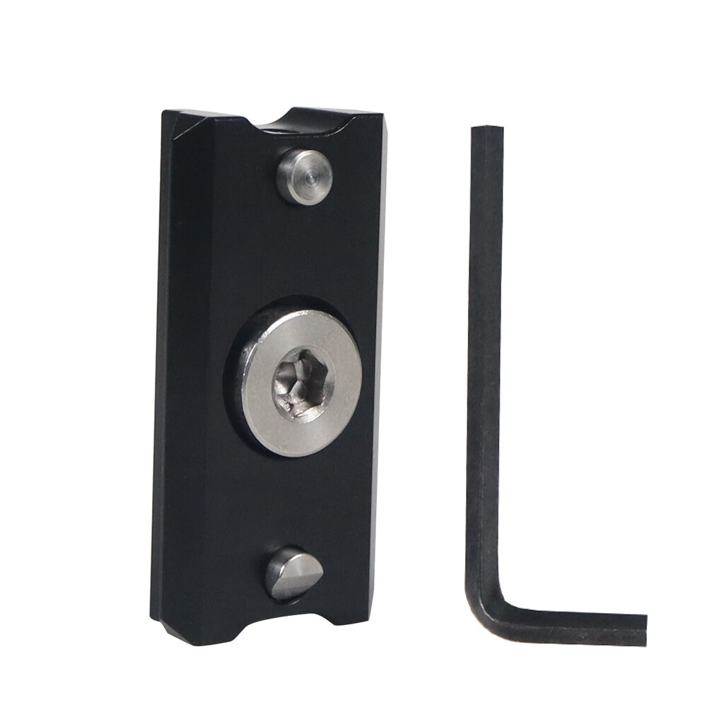 2x Camera Quick Release Safety Rail w ARRI Locating Pin 3/8'' 1/4“ Screw for Nato Clamp Handle EVF Mount DIY Attachment DSLR Rig