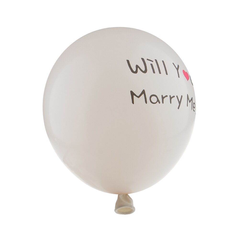 10 stk vil du gifte dig med mig hjerte foreslå ægteskab latex balloner bryllup engagement fest dekoration