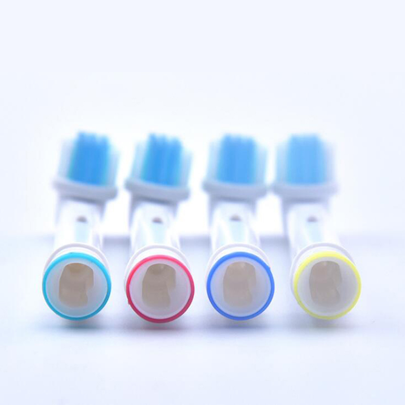 4pcs/Set Heads Replacement Soft-bristled POM 4 Colors For Oral B 3D