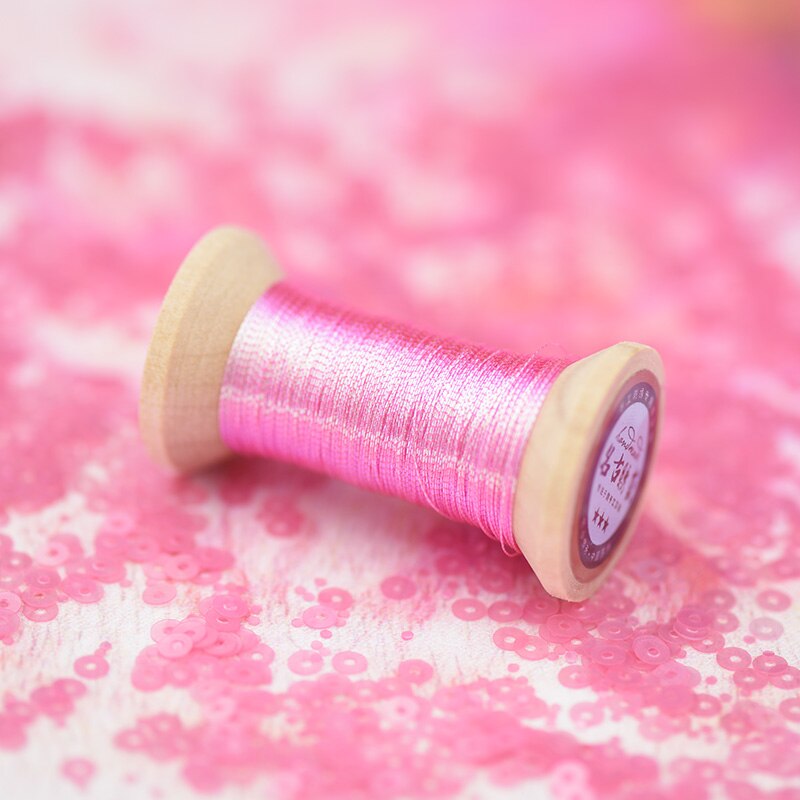 lovely peach series of Gold Line/French embroidery thread/embroidery spool/colorful gold embroidery thread/ /50 meters/piece: 2