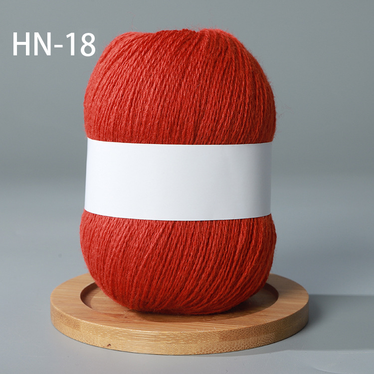 300 grammi di filato di cachemire lavorato a maglia a mano di lana pettinata di alta qualità sciarpa di lana maglione fili di Lanas mongoli: Lavanda