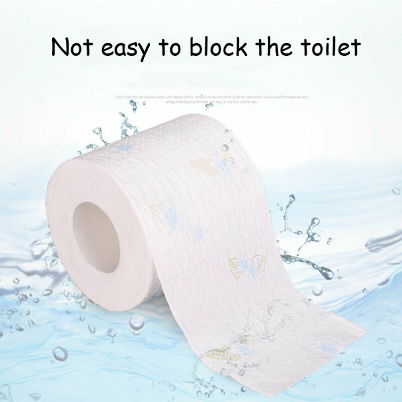 4 capas 6 rollos de papel higiénico a granel rollos de papel tisú de baño hogar Baño suave