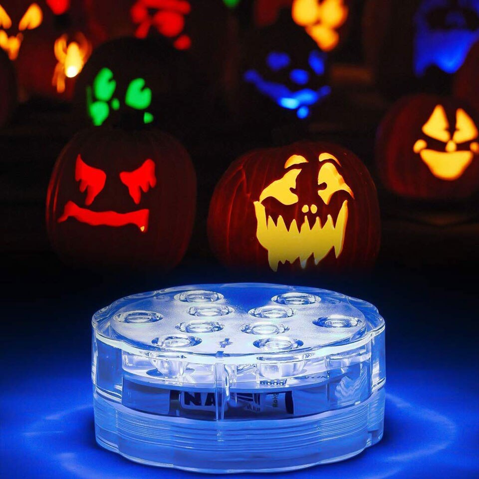 Waterproof Battery Operated Multi Color Submersible LED Underwater Light RGB Led Lamp Fish Tank Pond Swimming Pool Wedding Party
