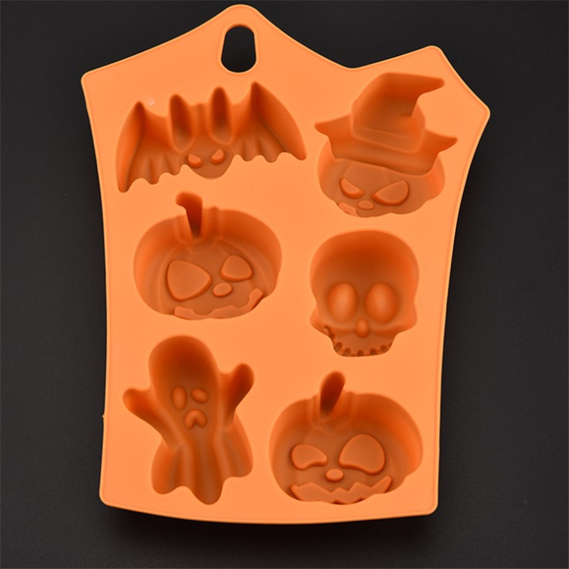 3D Halloween Cake Mold Witch Bat Shaped Silicone Cake Mold Chocolate Cakes Mould For Birthday Kitchen Baking Tool: 5