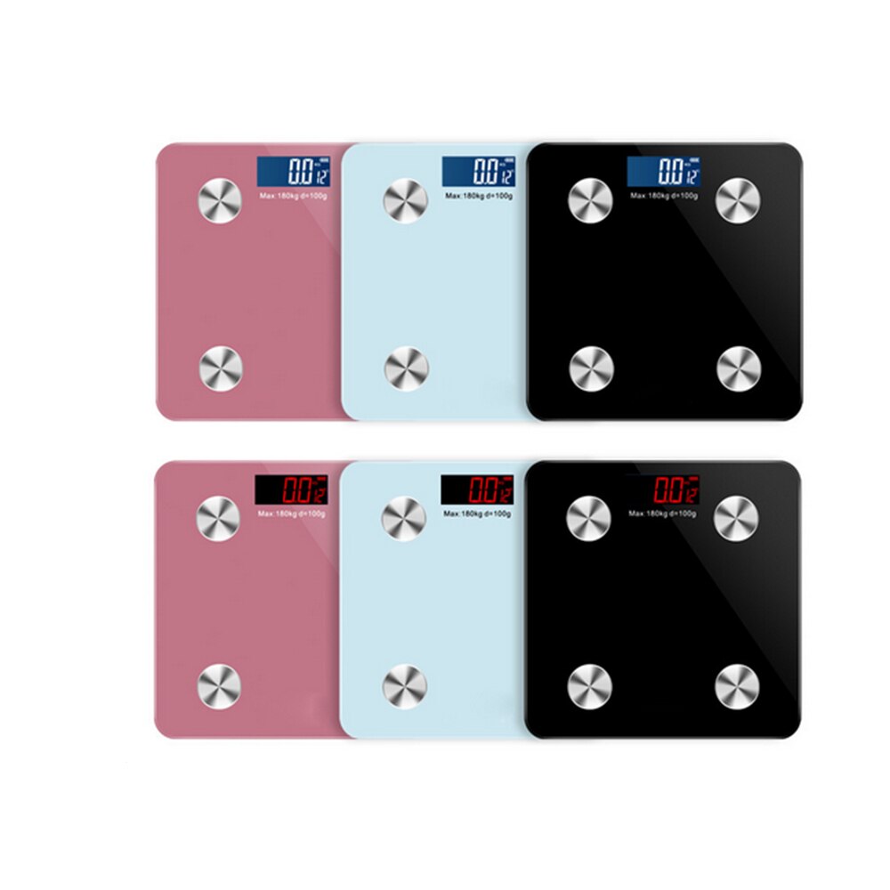 Báscula de peso Bluetooth balanza salud electrónica inteligente báscula de grasa corporal