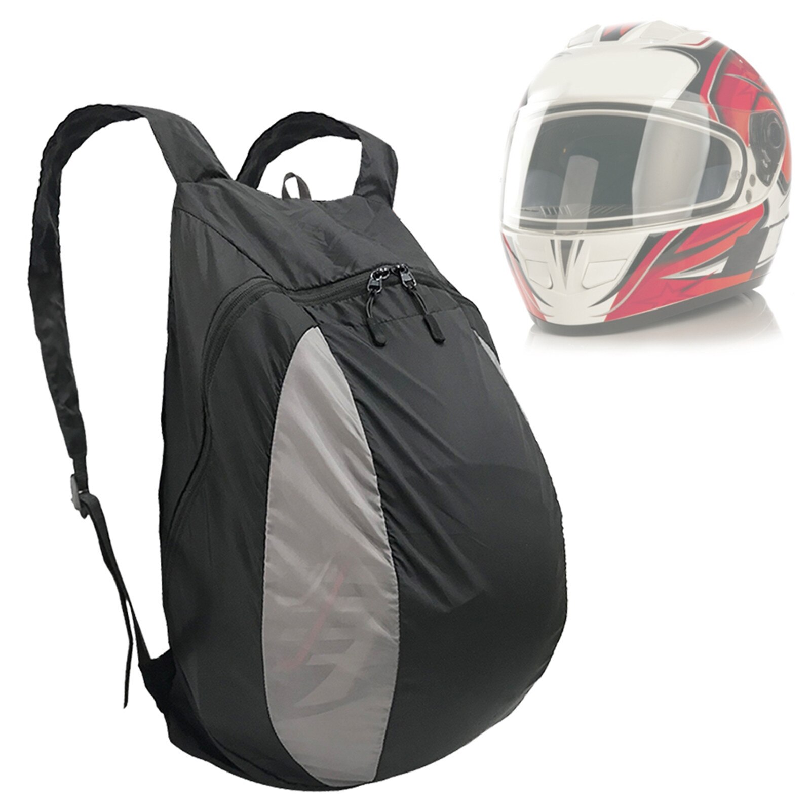 28L Helmet Bag Motorcycle Backpack Splash-Proof Riding Helmet Bag Outdoor Fitness Basketball Sneakers Bag Laptop Sports