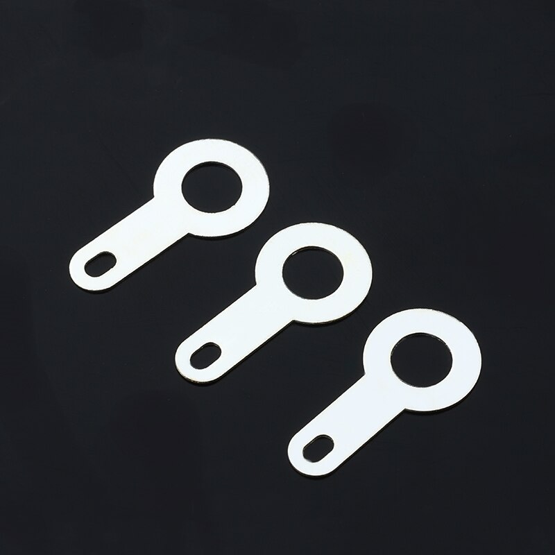 1000pcs 4.2 Silver-plated Copper Single Head Soldering Terminal Circular Weld Washer Welding Sheet Soldering Lug