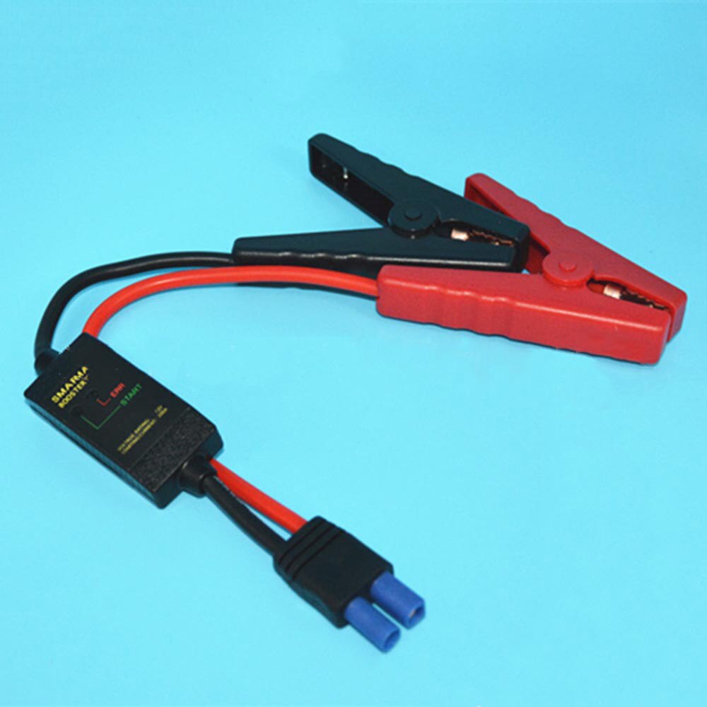 Buendeer 12V 200A intelligent Booster Cable Smart EC5 Connector Car Truck Emergency Jump Starter Alligator Clamps Clip