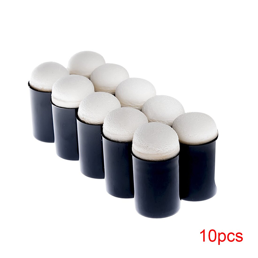 10/20/40pcs finger painting sponge finger set sponge painting tool smudge tool sponge foam finger painting craft set: Pink