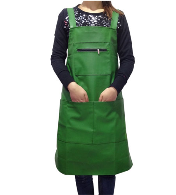 Cuir coréen imperméable et tablier de cuisine, salopette en PU, pour usage domestique, pour hommes et femmes