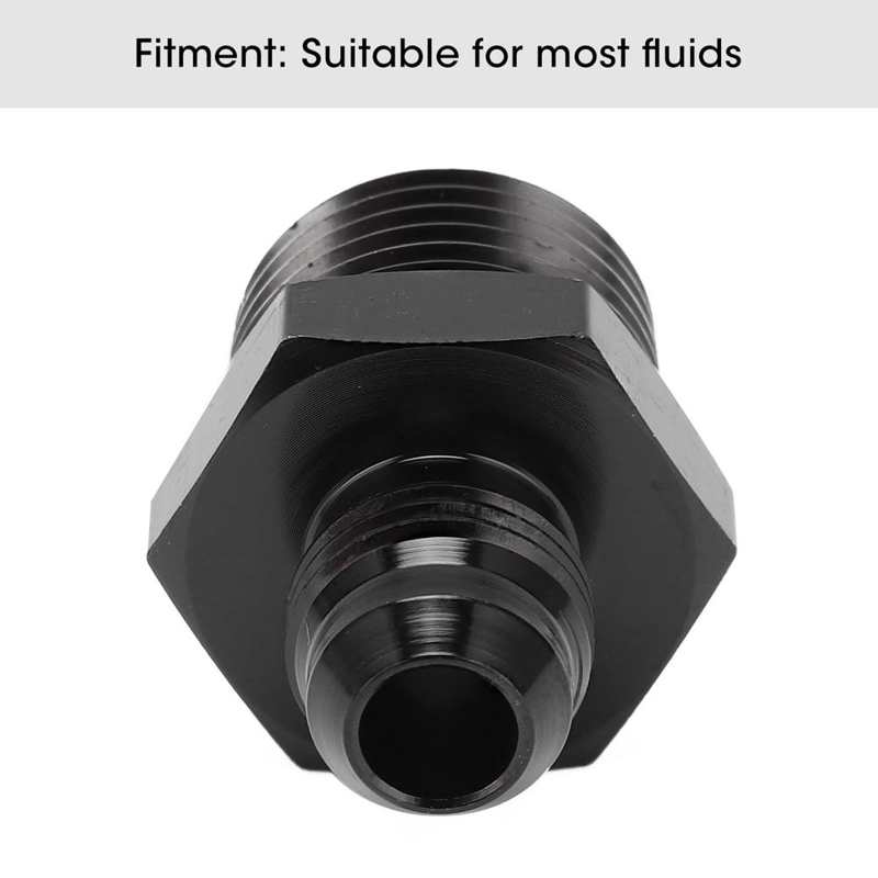 Oil Line Adapter Durable 6061-T6 Aluminum Fuel Line Fitting for Car