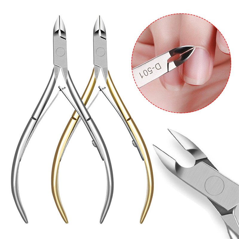 Stainless Steel Toe Nail Nipper Cutter Clipper Ingrown Pedicure Cuticle Scissor