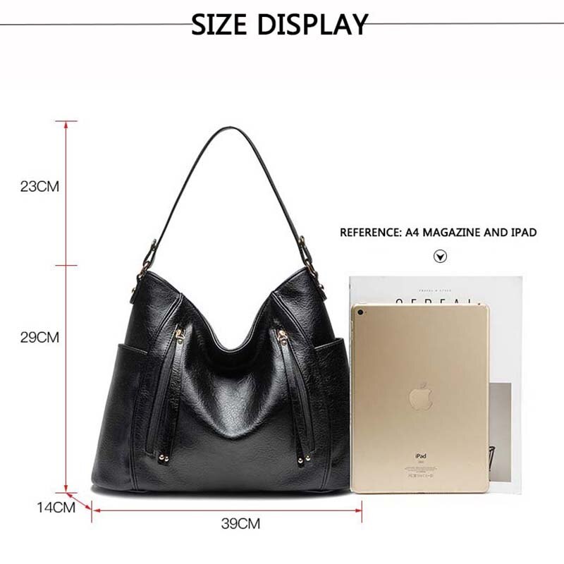 Usoul Handtassen Vrouwen Schouder Crossbody Tassen Vrouwelijke Casual Totes Pu Lederen Dames Luxe Hobo Messenger Bag