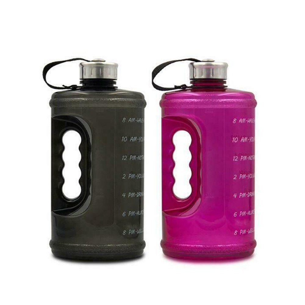 2.2L Large Capcity Gym Water Bottle Protein Plastic Sport Water Bottles Handgrip Gym Fitness Kettle Outdoor Sports Bottle