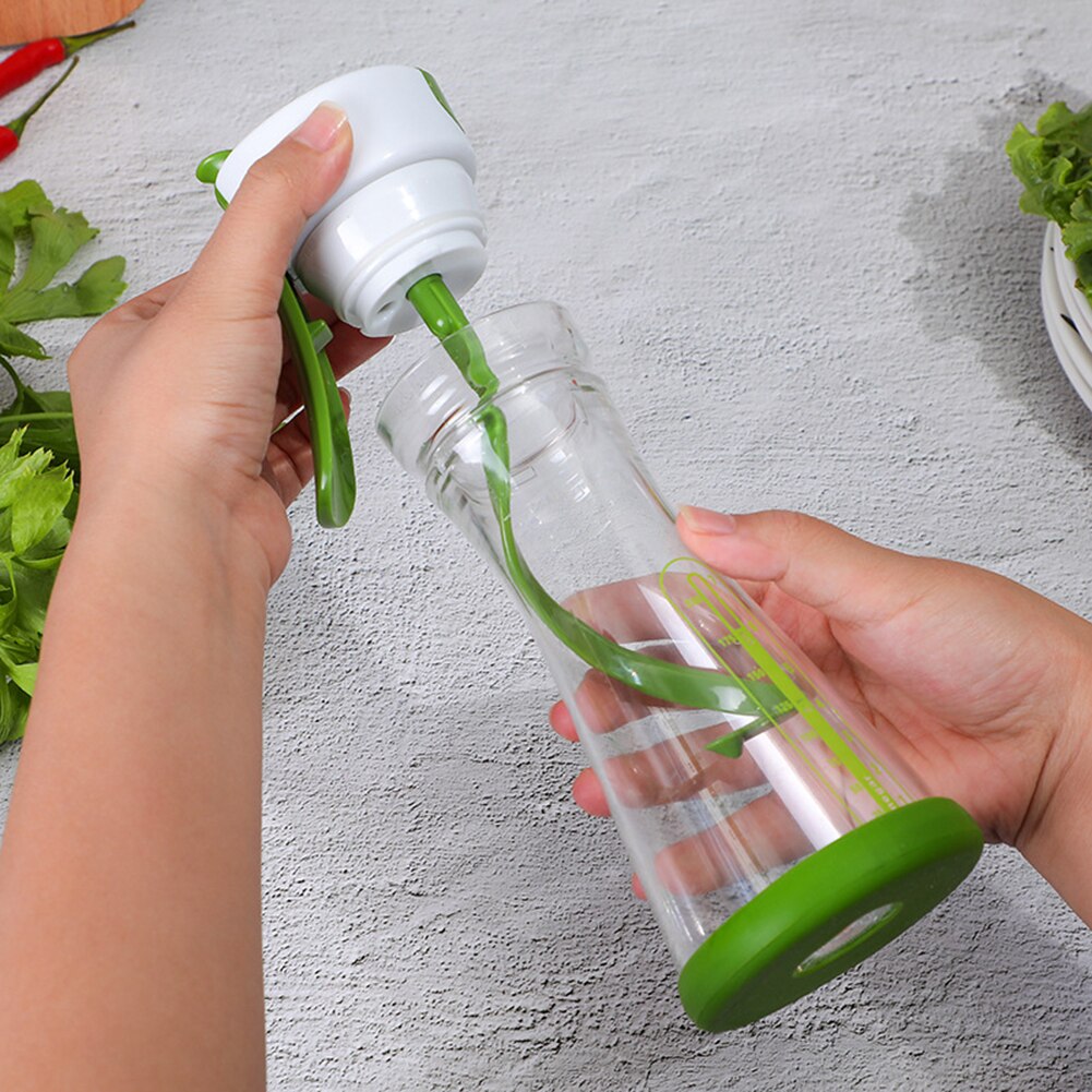 Handleiding Roterende Salade Dressing Roeren Cup Kruiden Saus Dompelen Sap Mixer Fles Mengbeker Keuken Accessoires