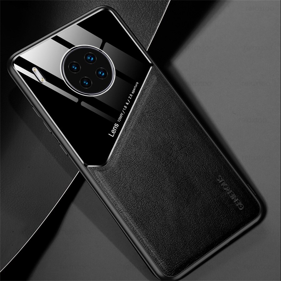 Suporte magnético do carro capa de couro para honra 50 lite caso em honer xonor honra 50 lite 50 luz nth-nx9 6.57 &quot;proteger coque: For Honor 50 / black-02