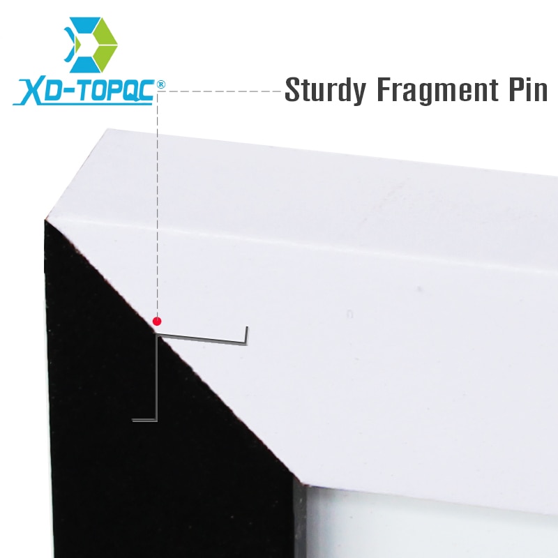 XINDI 30*40cm Magnetic Whiteboard MDF Black &amp; White Frame Wooden Drawing Board Home Decorative Notice Boards WB08
