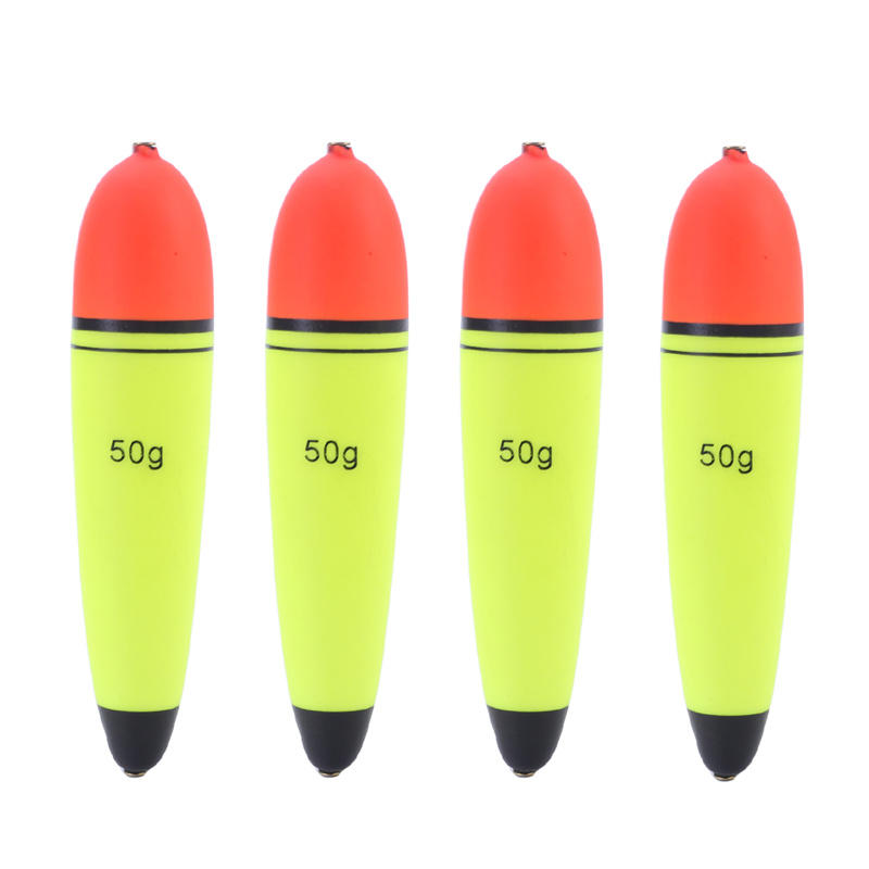 4pcs Slip Fishing Bobber Float Set EVA Foam Fishing Slider Floats Lightweight Slip Cork Fishing Accessories Tools Tackles: Red