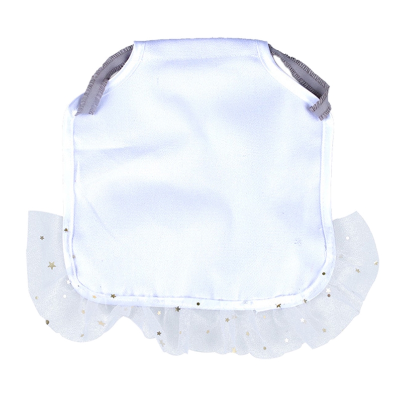 Delantal de protección para la espalda del pollo, Protector de pollo, vestido de gallina, suministros de ropa para mascotas, traje para gallinas pequeñas/medianas/grandes: White-1