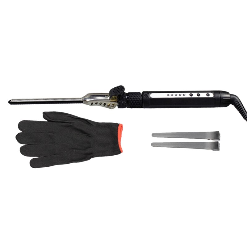 7 millimetri Bigodini Manuale Rotante Capelli Bigodini rullo Bacchetta Bacchetta di Ferro Dei Capelli Bigodini Adatto per I Bambini Uomo ottavino Capelli Ricci straigh