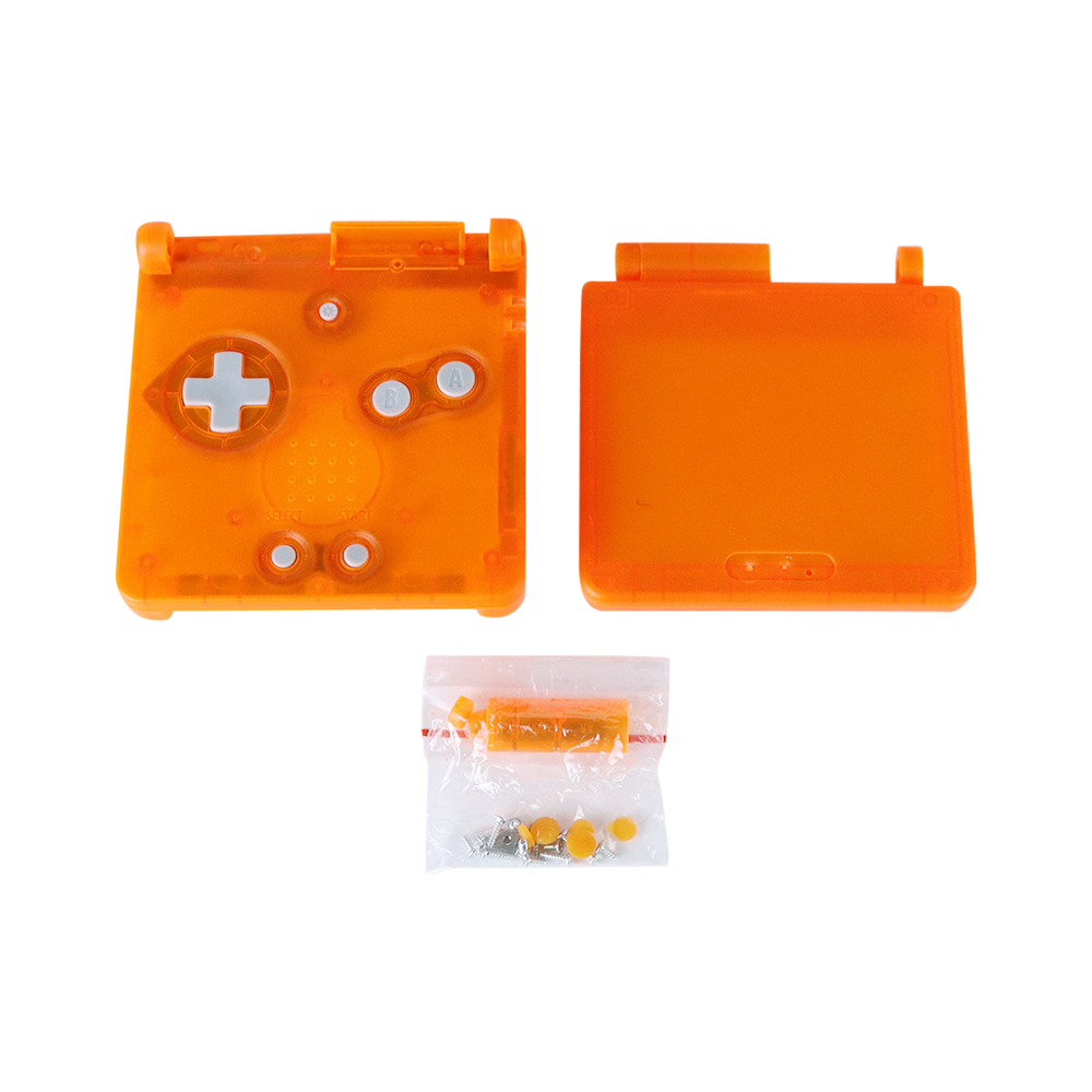 Funda transparente para GBA SP, carcasa de repuesto para Game Boy Advance SP, 1 piezas: Oro