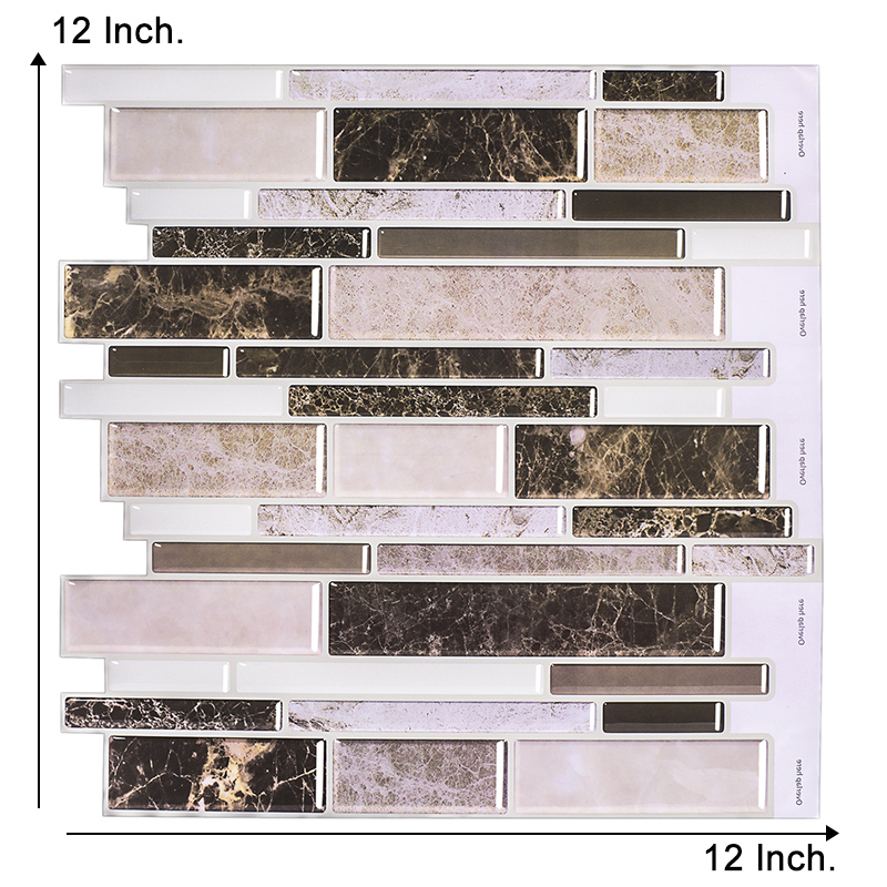 (30.5*30.5 cm) schwarz-weiß gestreifte wandaufkleber, wasserfest, selbstklebend, 3d- effekt, für cafés, dekorative blende, zum abziehen und aufkleben