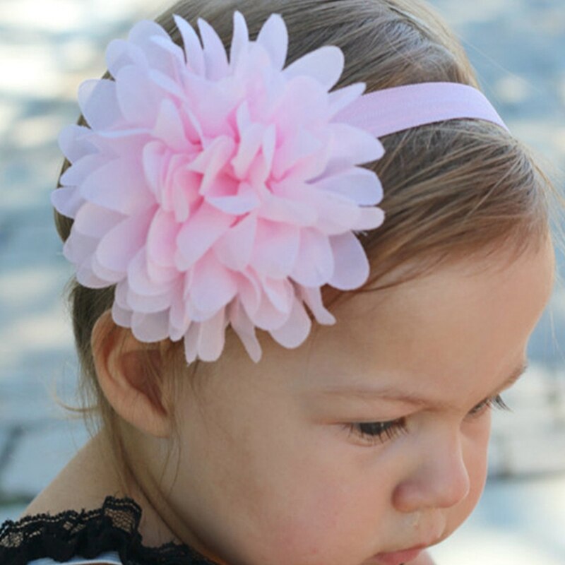 10Pcs Kids Baby Girl Peuter Bloem Haarband Hoofddeksels Hoofdband Accessoires Leuke