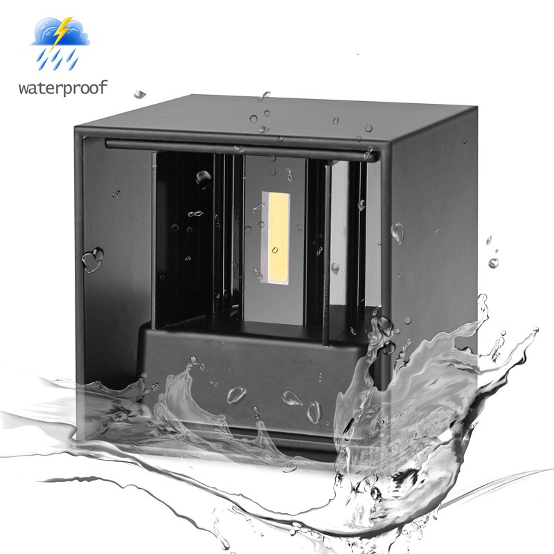 Innenwandleuchte Wohnzimmer Nachttisch Treppenleuchte Aluminium Wasserdicht IP65 Balkon Wandleuchte LED Wandleuchte Veranda Lampe für Deko