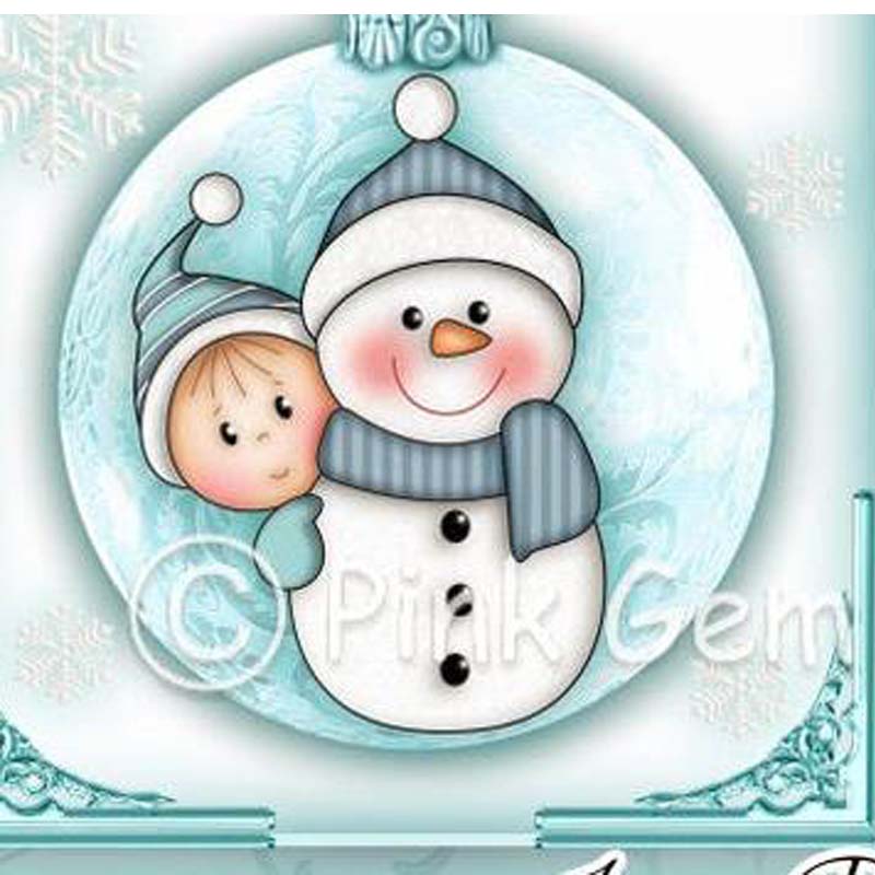 Baby Sneeuwpop Merry Christmas Stansmessen Voor Scrapbooking Sterft Metalen Nouveau Arrivage
