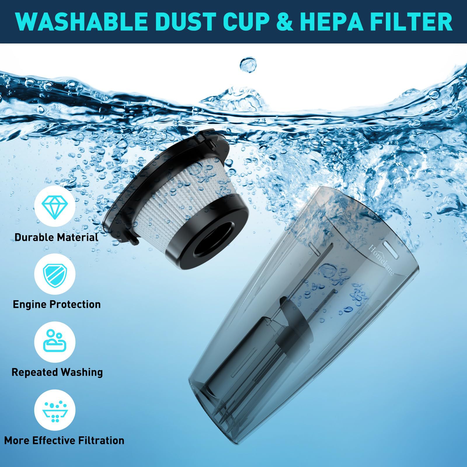 Auto-Staubsauger, Super stärker Handheld, kabellos, leistungs Stark, klein und tragbar