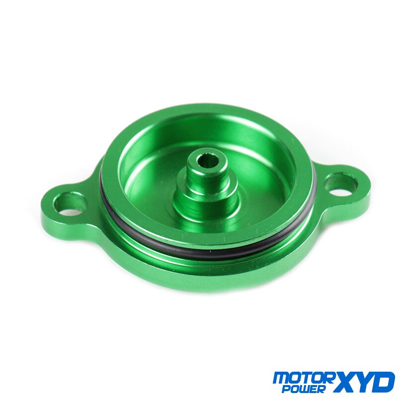 CNC Billet Motorcycle Oil Filteer Covers For Kawasaki KX-F KXF 450 KXF450 KX450F