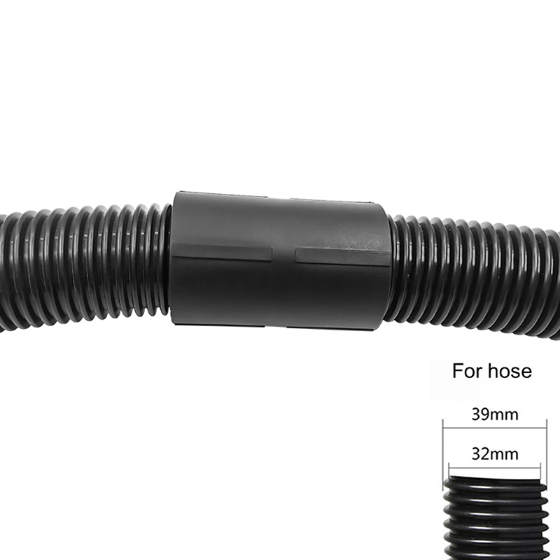 Conector de extensión manguera roscada adaptador de extensión de diámetro interior de 32/40/50mm/conector bidireccional accesorios de manguera de aspiradora: Gris claro