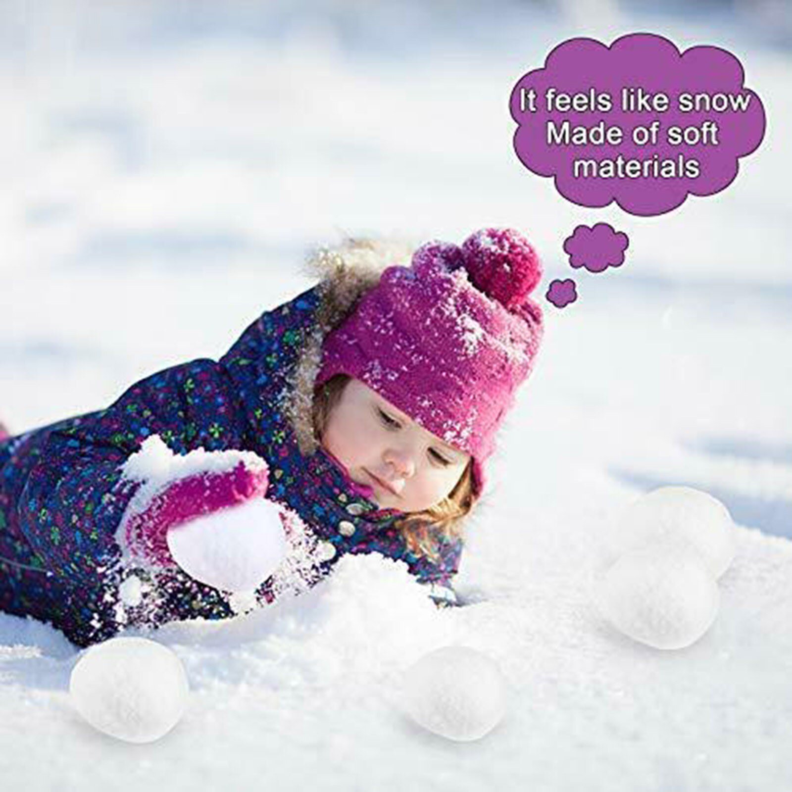7Cm Sneeuwbal Indoor Sneeuwballengevecht En Doek Bal Kinderen Team Festival Indoor Ouder-kind Interactief Speelgoed