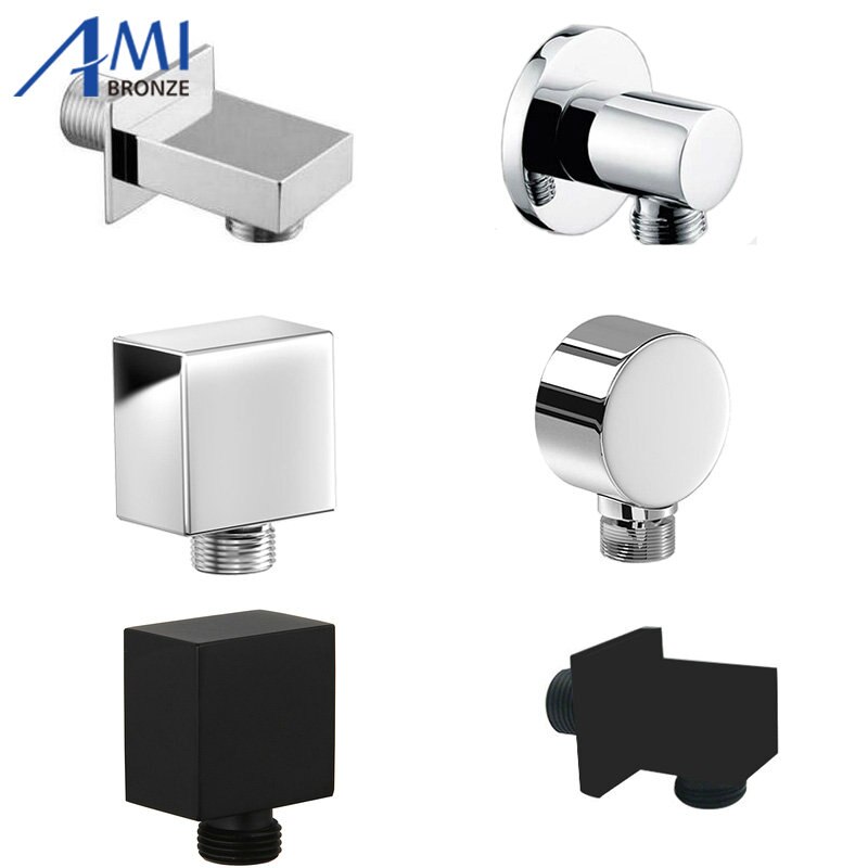 Water Outlet Spout Solid Brass Concealed Shower Plumbing Hose Connector