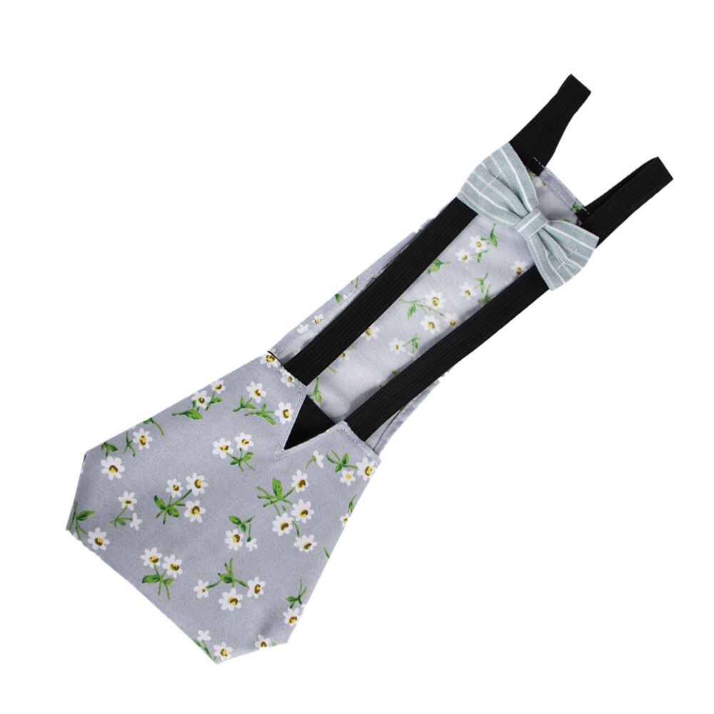 Pañal de pato y pollo para mascotas, ropa lavable de ganso y aves de corral, de lazo anudado con banda elástica, ropa divertida de ganso (roja): Blue / L