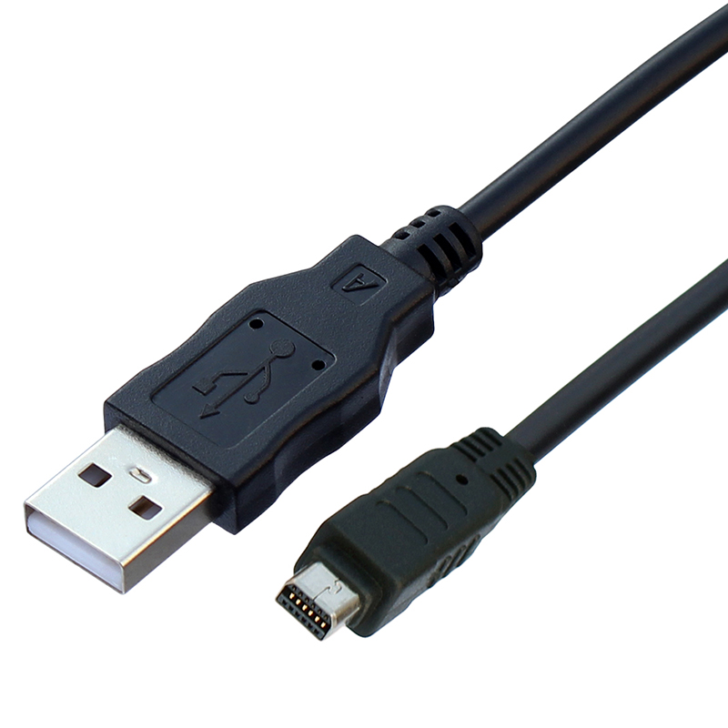 USB male naar 12Pin camera data kabel voor Olympus camera