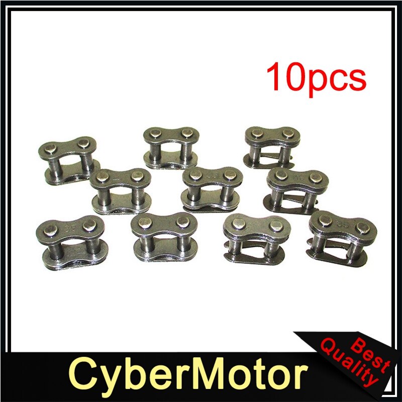 #35 Master Chain Link For Baja Doodle Bug Motovox Mini Bike Harbor Freight Predator 212cc Go Kart Cart: 10pcs