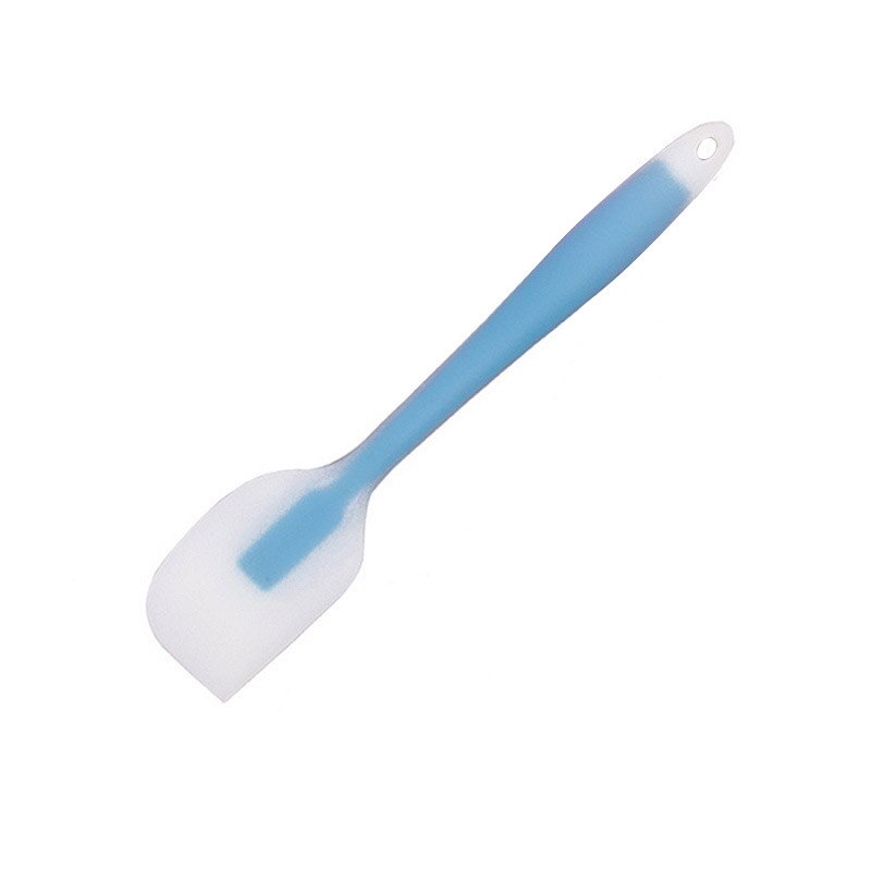Non Stick Baking Silicone Spatulas Cake Flour Mixing Scraper Oil Bread Scraper Silicone Spatula H88F: Blue