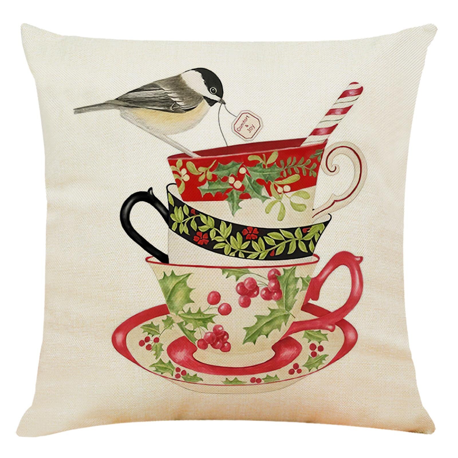 Bloemen Life Tree Katoen Linnen Sofa Taille Kussenhoes Kussensloop Home Decor Goedkoper Kussensloop Rome Decor: C