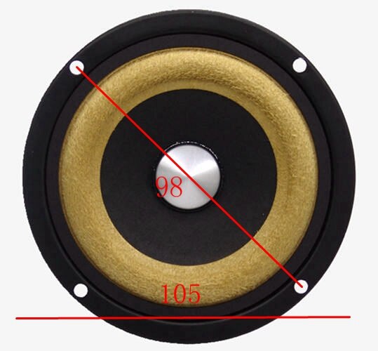 2pcs 3.5 inch HIFI full-range speaker, car speaker upgrade and modification desktop bluetooth speaker computer box speaker