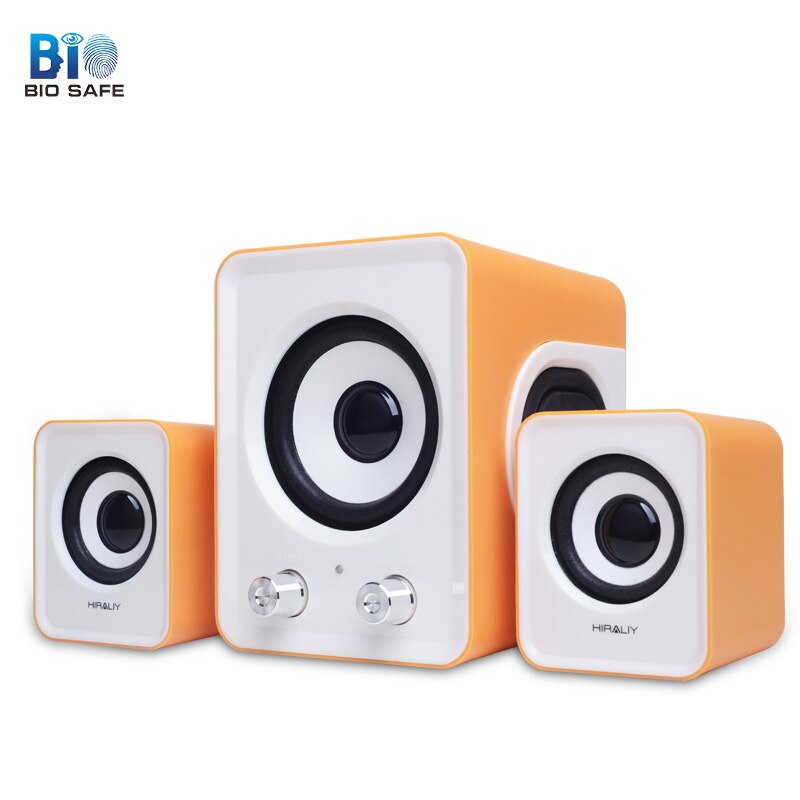 Channel 2.1 Wired Computer Speaker Bass Stereo Speakers Notebook Laptop Mobile Phone Mini PC Desktop Speakers