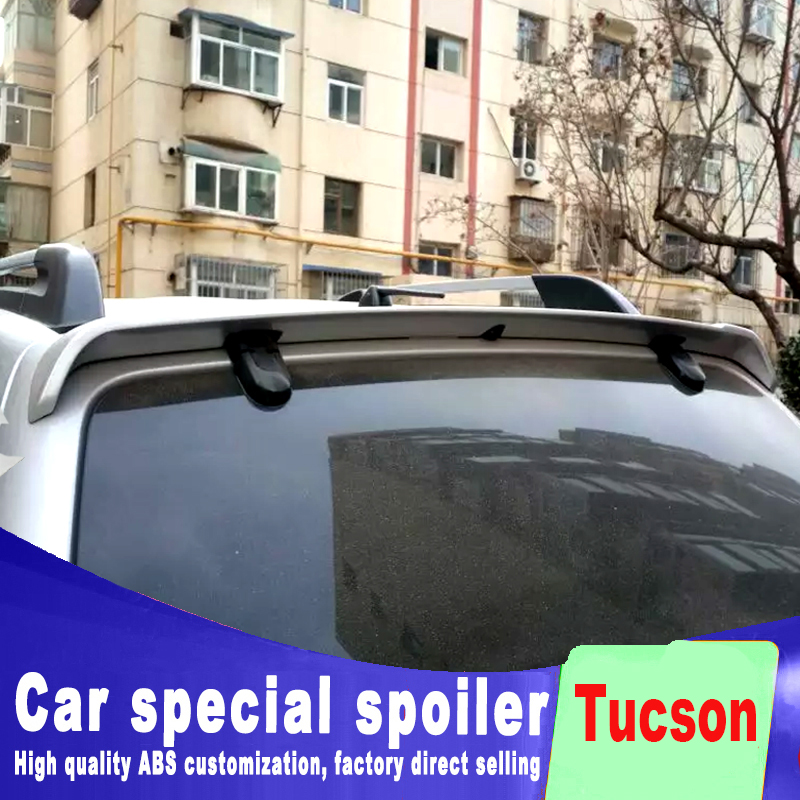 2006 2007 For Hyundai Tucson rear window roof spoiler ABS primer For Hyundai Tucson Spoiler
