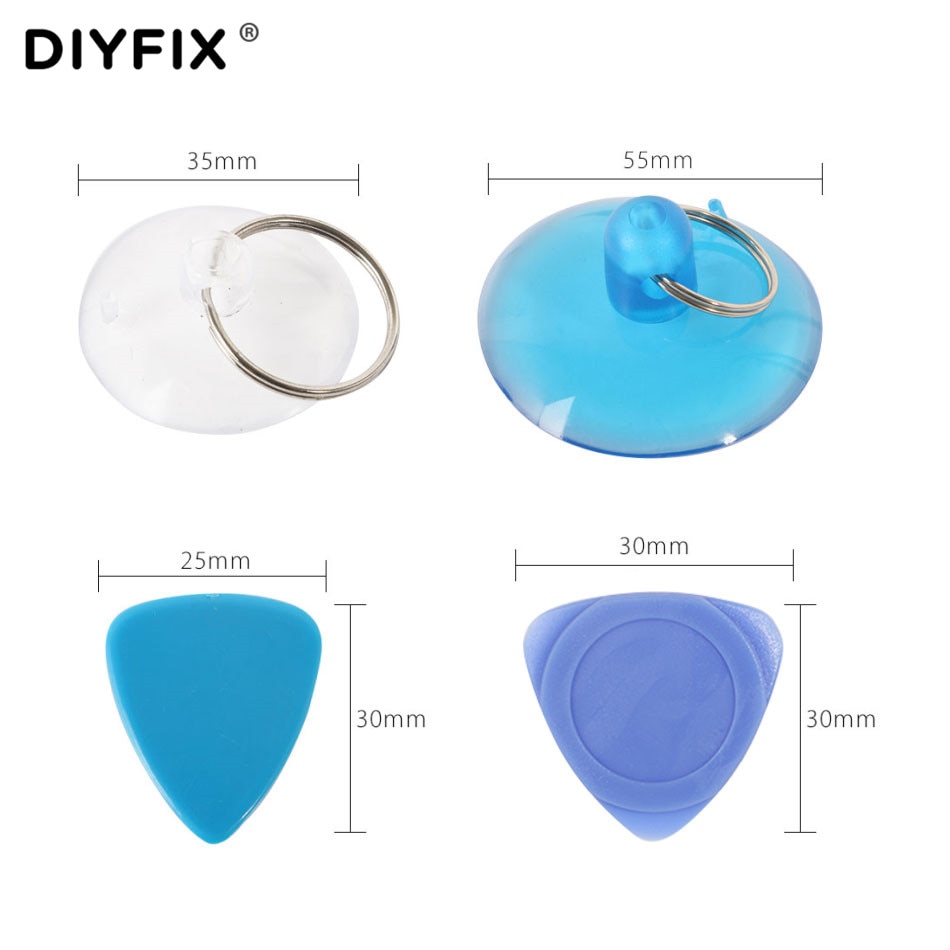 DIYFIX 24 in 1 Mobile Phone Opening Repair Tools Kit Screwdriver Set Disassemble Tools for iPhone iPad Tablet Laptop Hand Tools