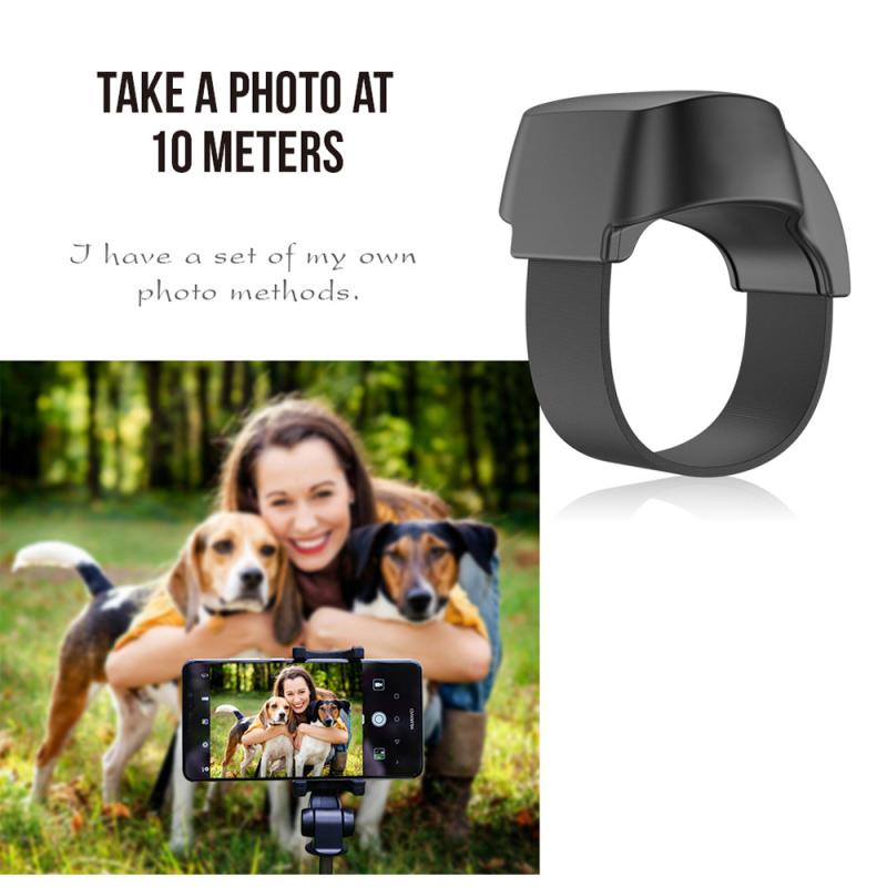 Bluetooth Selfie Anti-Schudden Snoep Kleuren Controle Foto Gevoelige Reactie Zonder Vertraging Oplaadbare Lithium Batterij Wearable