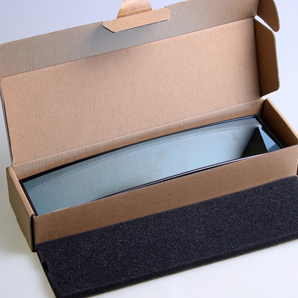 Universal Car Rear View Mirror Wide Angle Blue Glass Panoramic Anti-dazzling Interior Rearview Mirror Large Vision 280mm Curved