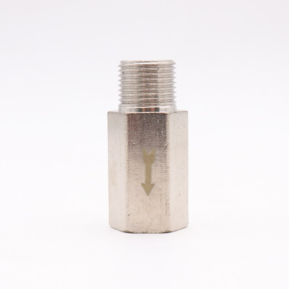 1/8 " 1/4 " 3/8 " 1/2 " bsp han-til-hun pneumatisk kontraventil fuld-vejs kontraventil for luft, vand, olie og naturgas