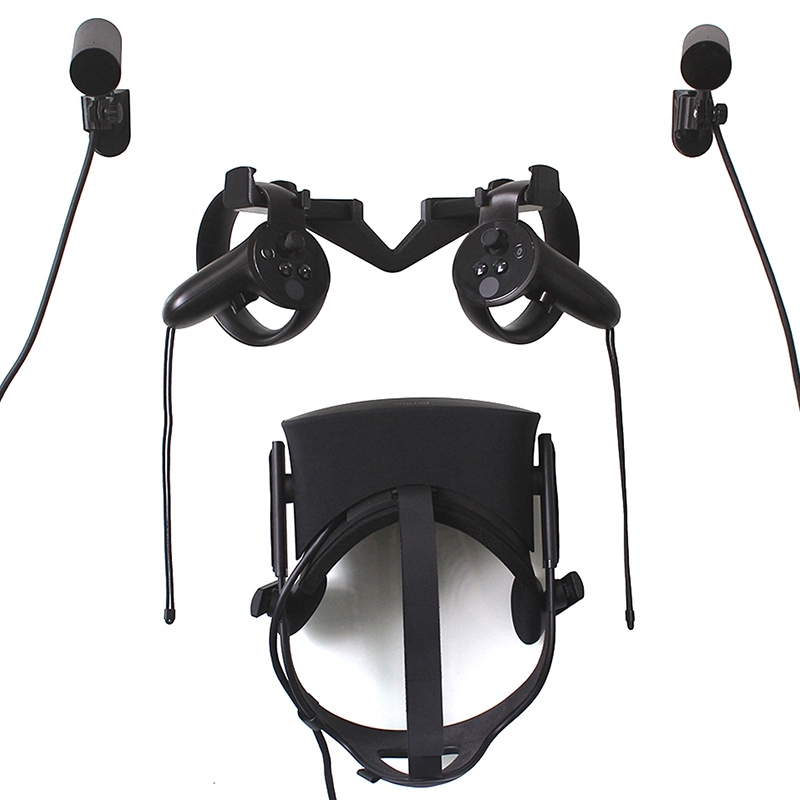 Wall Hook Stand Mount for Oculus Rift Cv1 Vr Headset & Press & Sensor Wall Hook Stand for Vr Oculus Headset: Default Title